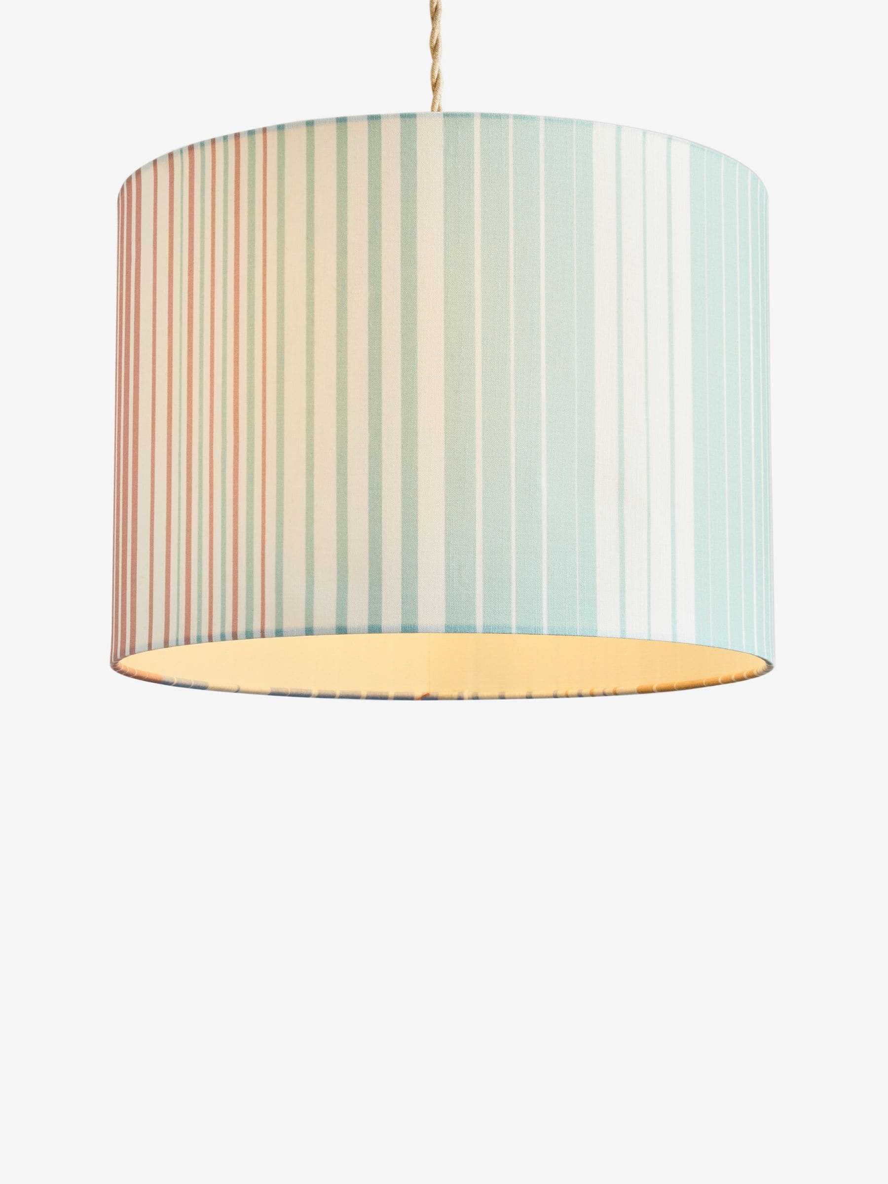 FatFace multi colour stripe easy fit light shade 35cm, imported from the UK
