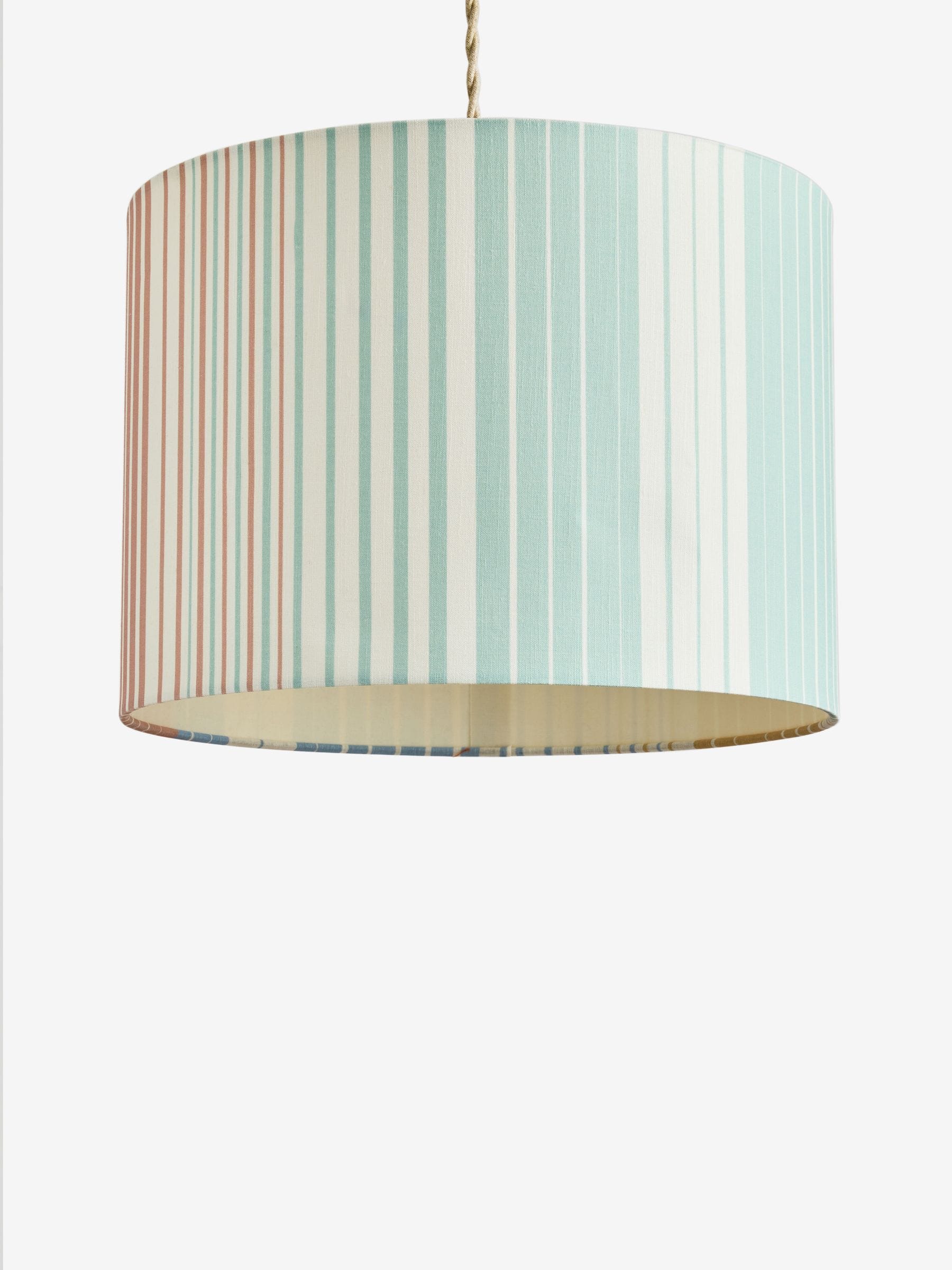 FatFace multi colour stripe easy fit light shade 35cm, imported from the UK