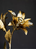 Rockett St George Brass Margot Flower Table Lamp 51cm (British brand)