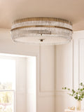 Lipsy gold flush ceiling light large (British brand)