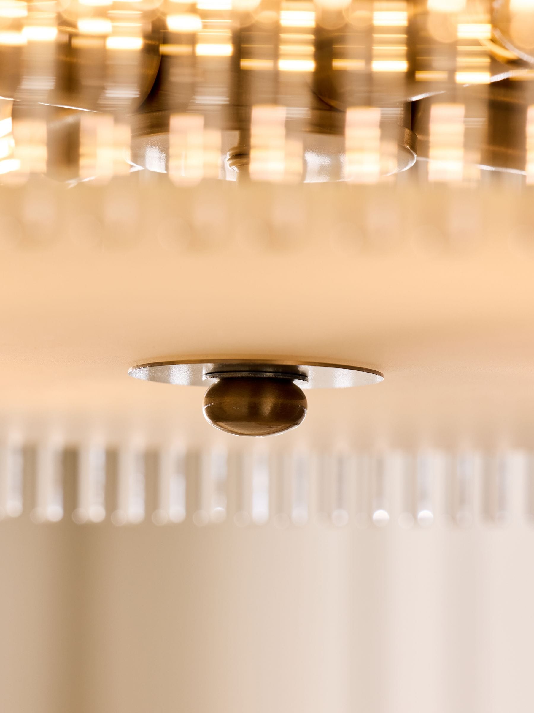 Lipsy gold flush ceiling light large (British brand)