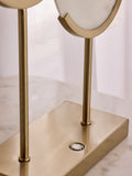 Lipsy marble effect disc table lamp 37.8cm (British brand)