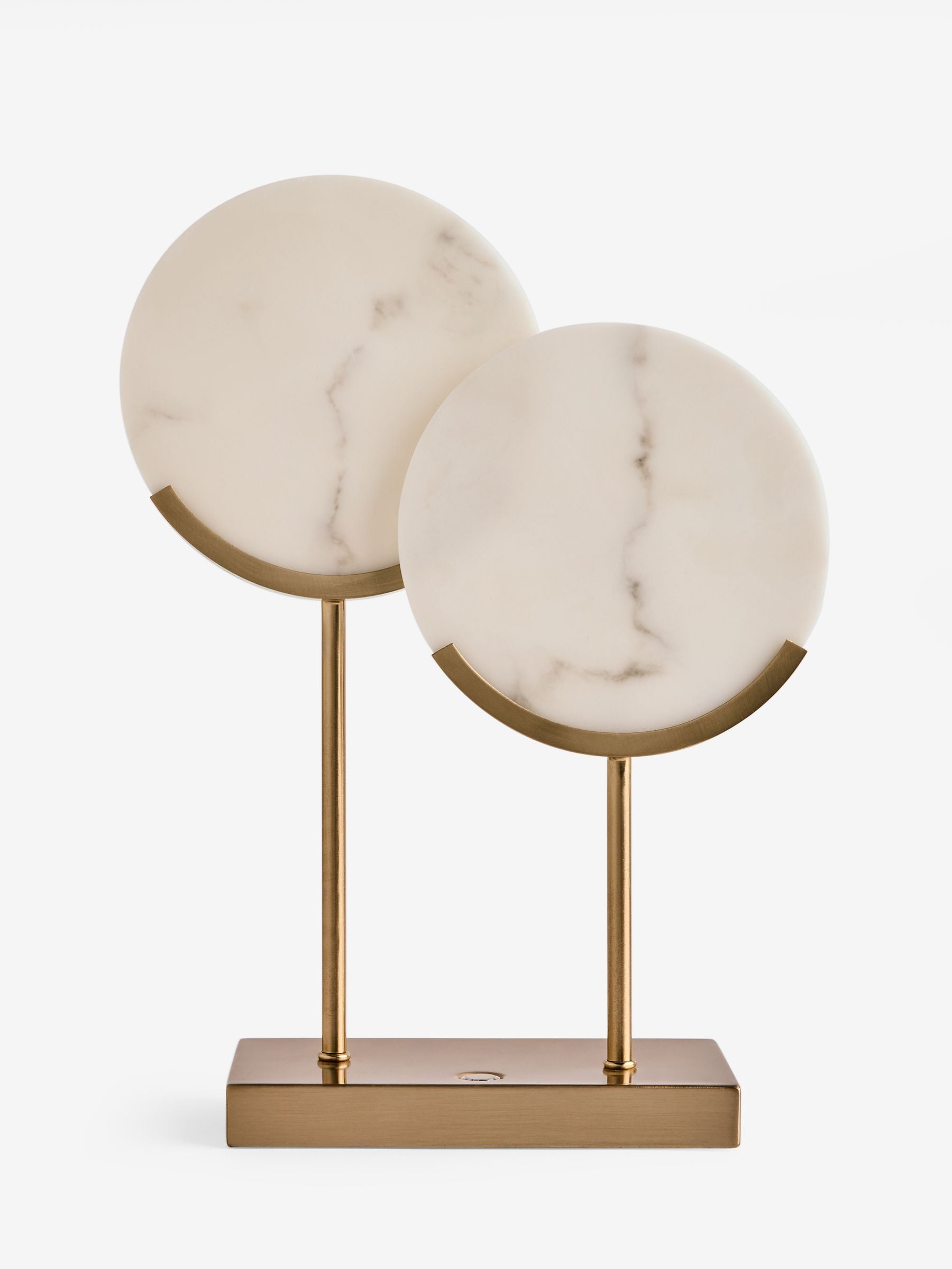 Lipsy marble effect disc table lamp 37.8cm (British brand)