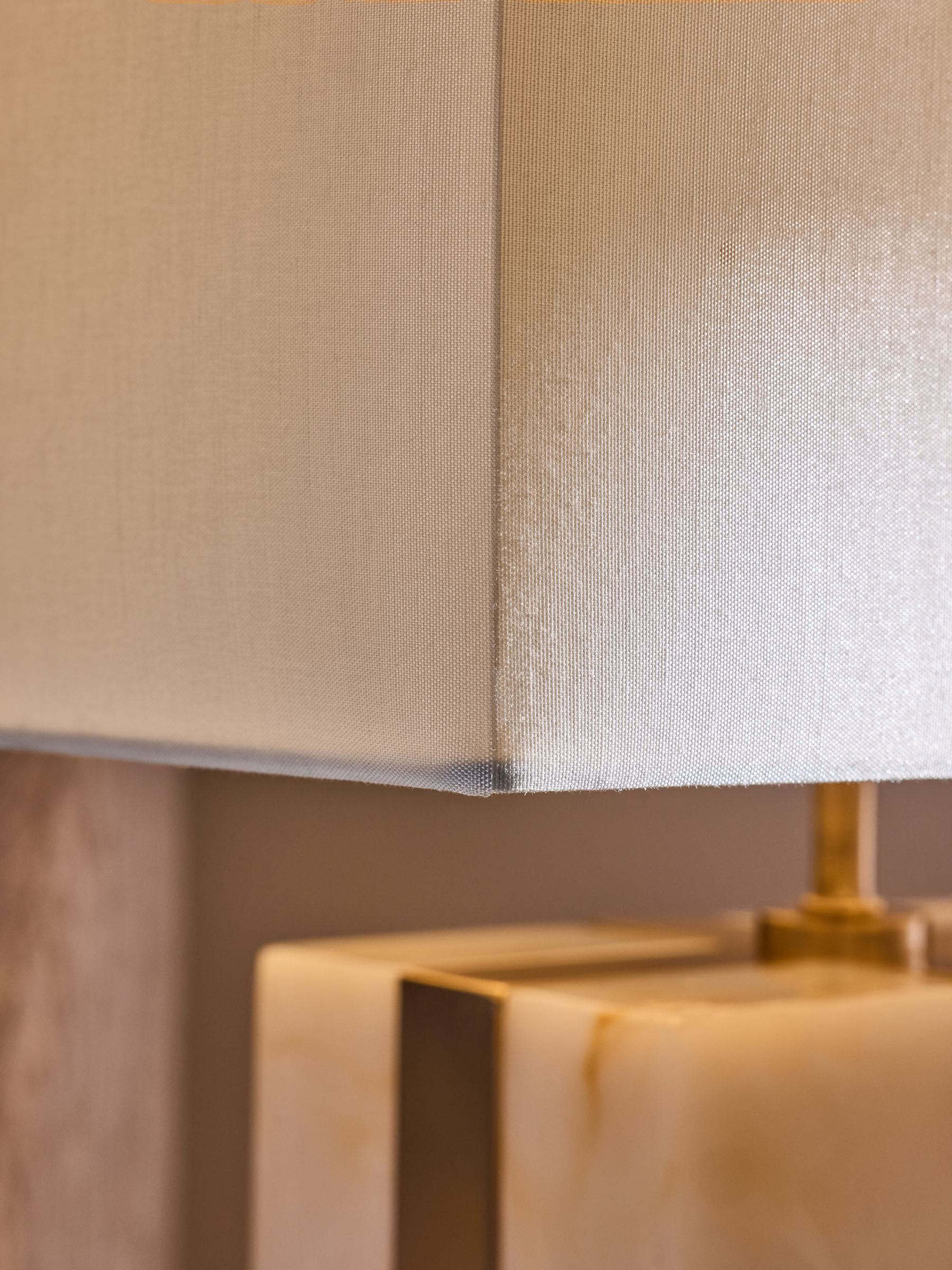 Lipsy white marble effect table lamp 48cm - British product