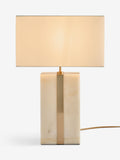 Lipsy white marble effect table lamp 48cm - British product