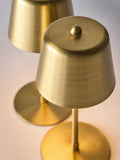 THE SET brass table lamps 2-pack USB rechargeable, British product