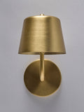 The Set brass rechargeable wall lights 2 pack (British brand)
