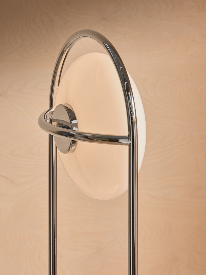 MADE.COM Chrome Piper floor lamp 140cm - British product