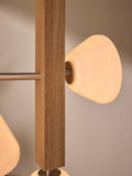 MADE.COM light wood Cillian cluster pendant light 81.5cm, imported from the UK