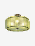 MADE.COM Sacha flush pendant light green glass 45cm, UK version