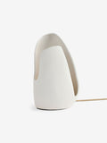 MADE.COM White Ceramic Lorelei Table Lamp, imported from the UK