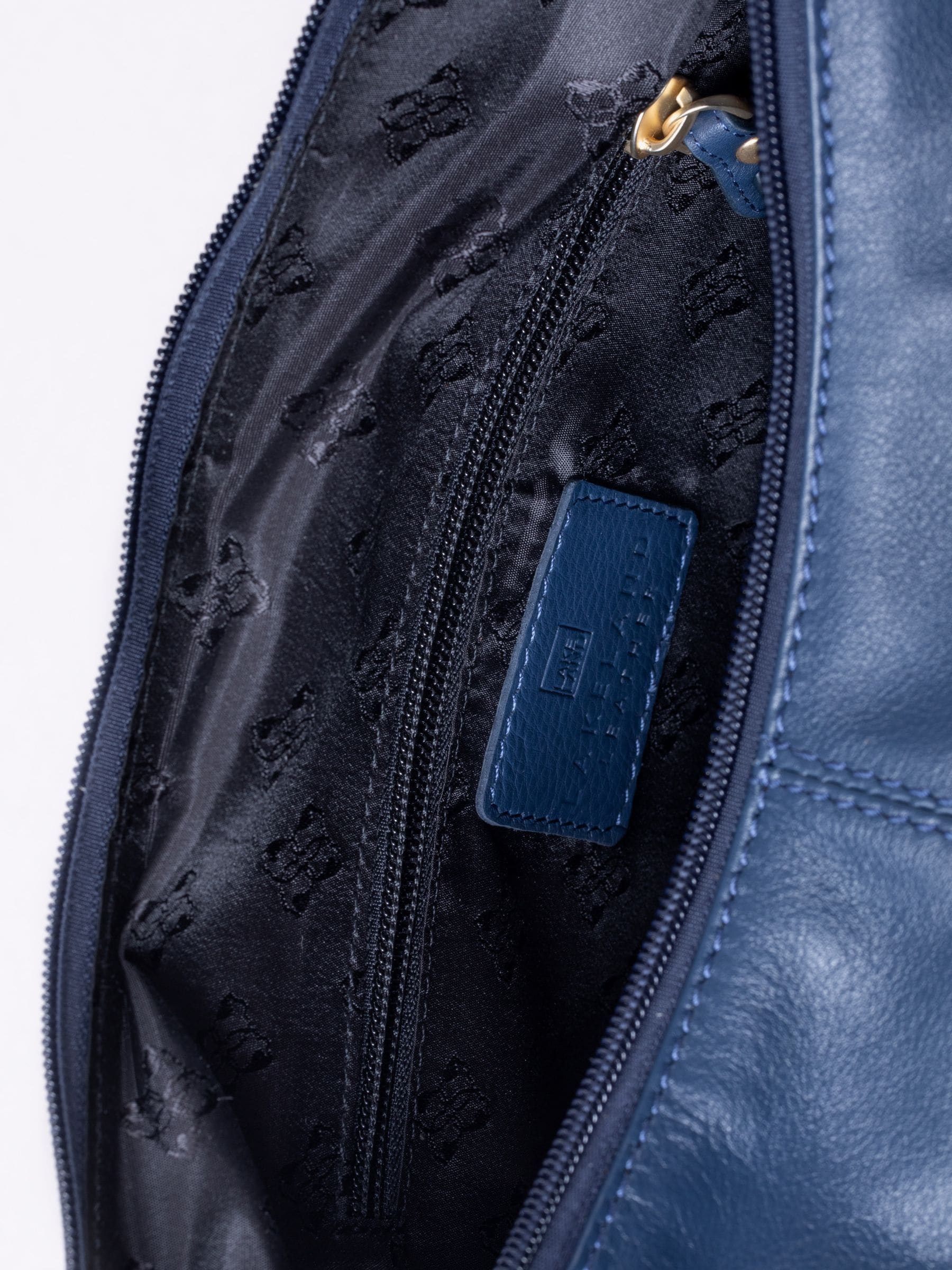 Lakeland Leather blue Cartmel shoulder bag (British brand)