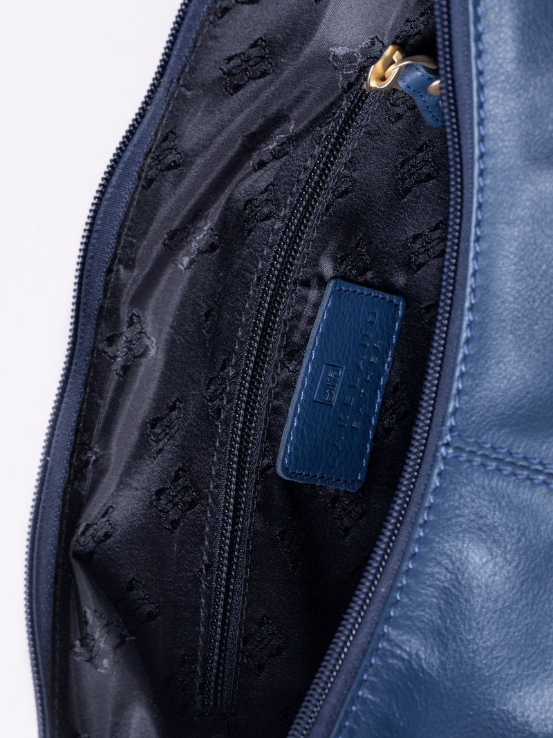 Lakeland Leather blue Cartmel shoulder bag (British brand)