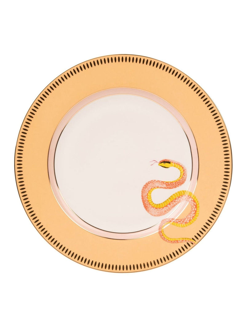 Yvonne Ellen white animal dinner plates set of 4 (British brand)