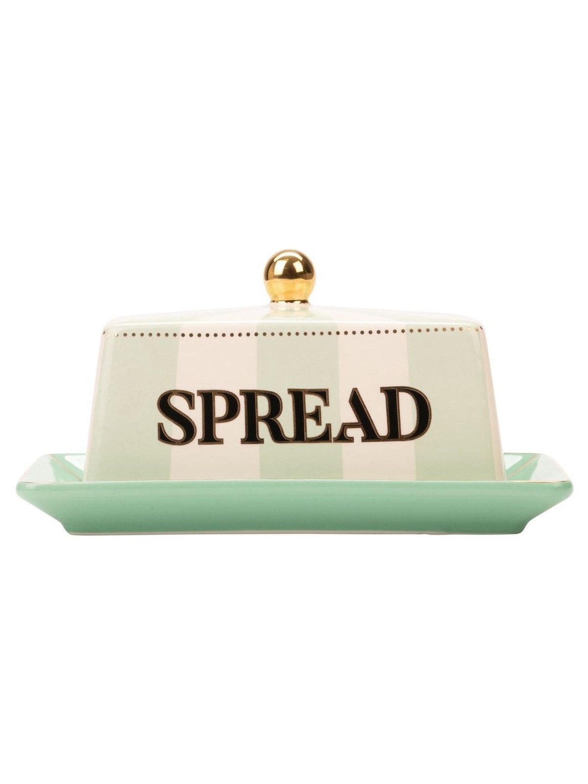 Yvonne Ellen Green Elephant Butter Dish