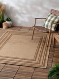 Yard Camber jute effect indoor outdoor rug (British brand)