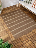 Yard Tala Stripe jute effect rug, UK version
