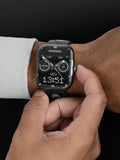 Sekonda black 39mm GPS smartwatch with silicone strap (British brand)