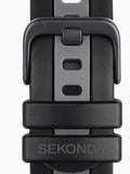 Sekonda black 39mm GPS smartwatch with silicone strap (British brand)