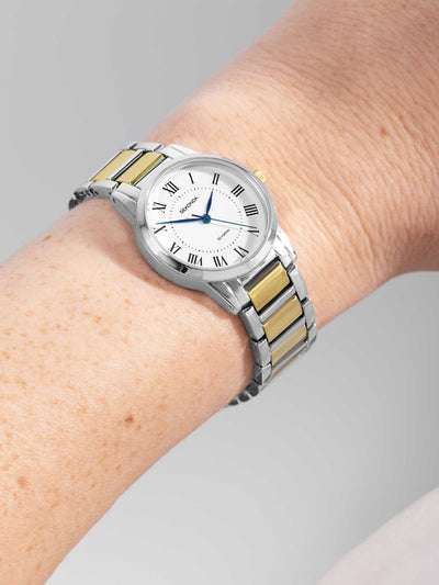 Sekonda Silver Gold Classic 28mm Beaumont Watch