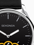 Sekonda Black hybrid smart watch 45mm (British brand)