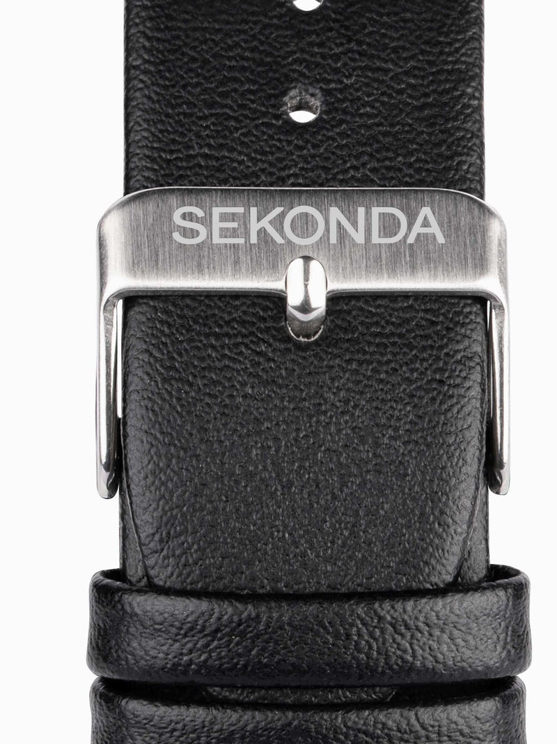 Sekonda Black hybrid smart watch 45mm (British brand)