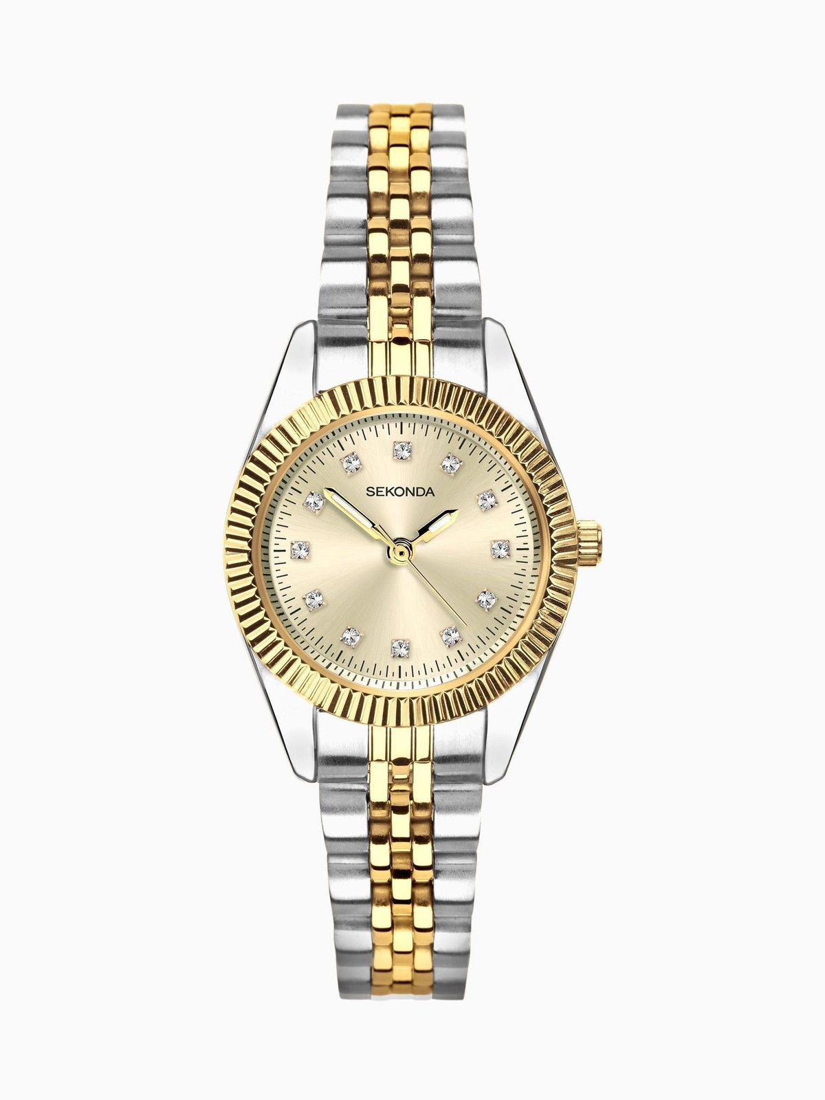 Sekonda Francis silver tone watch 26mm (British brand)