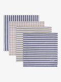 The Little Tailor blue baby muslins 4-pack - British product