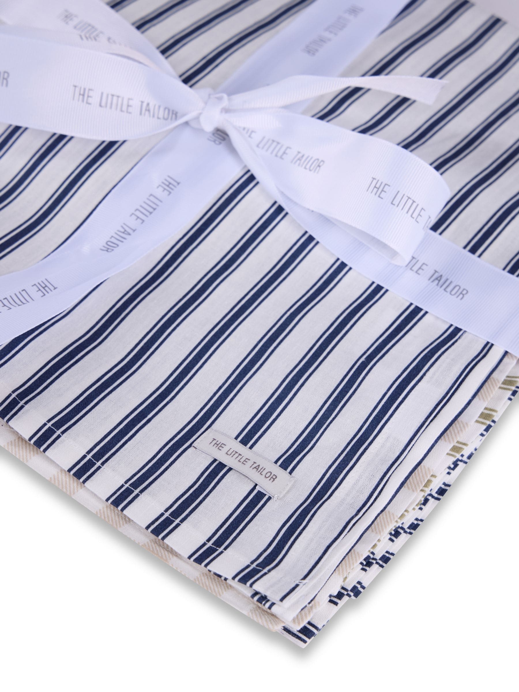 The Little Tailor blue baby muslins 4-pack - British product