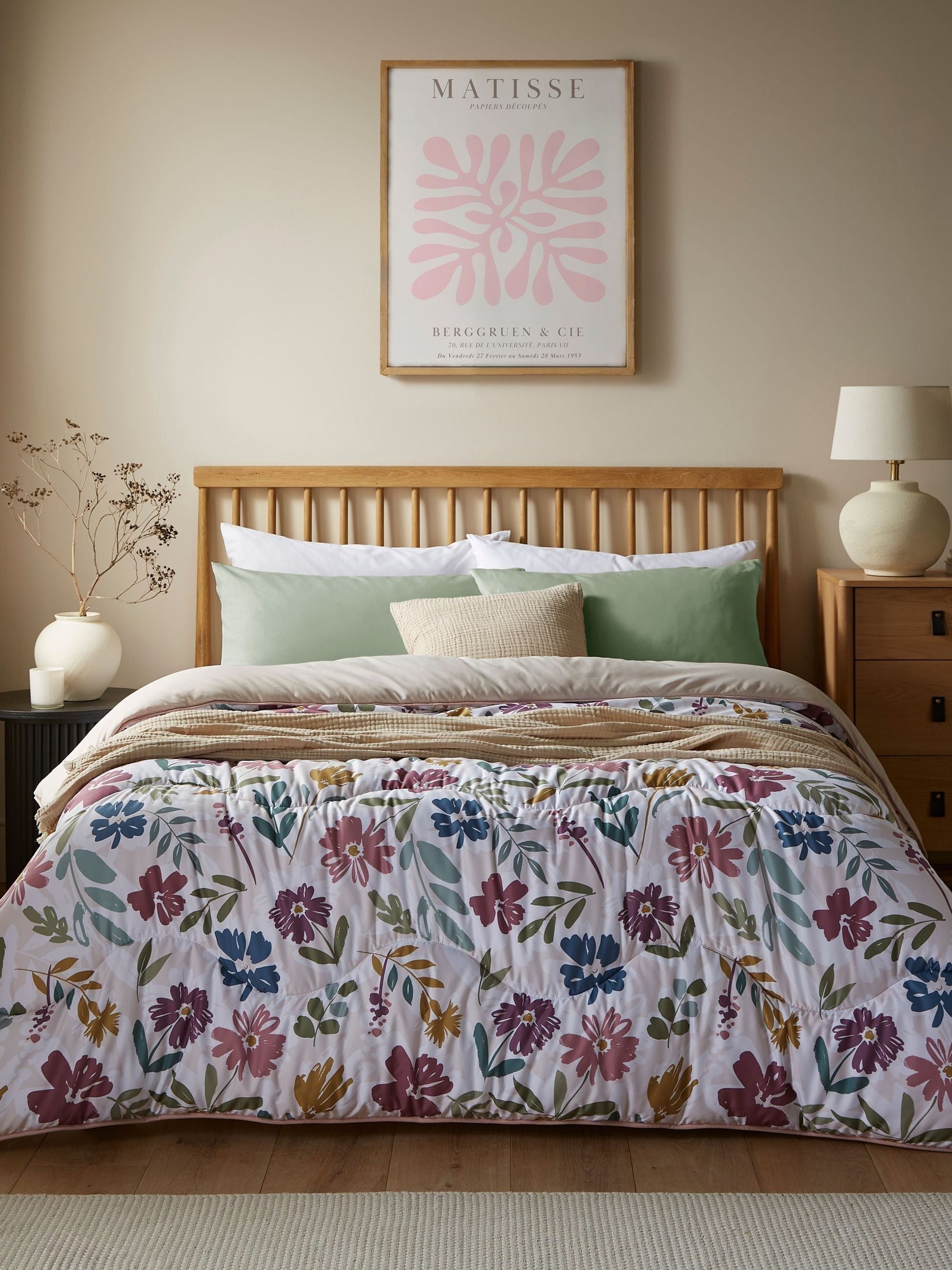 Night Lark coverless duvet and pillowcase set 10.5 tog (British brand)