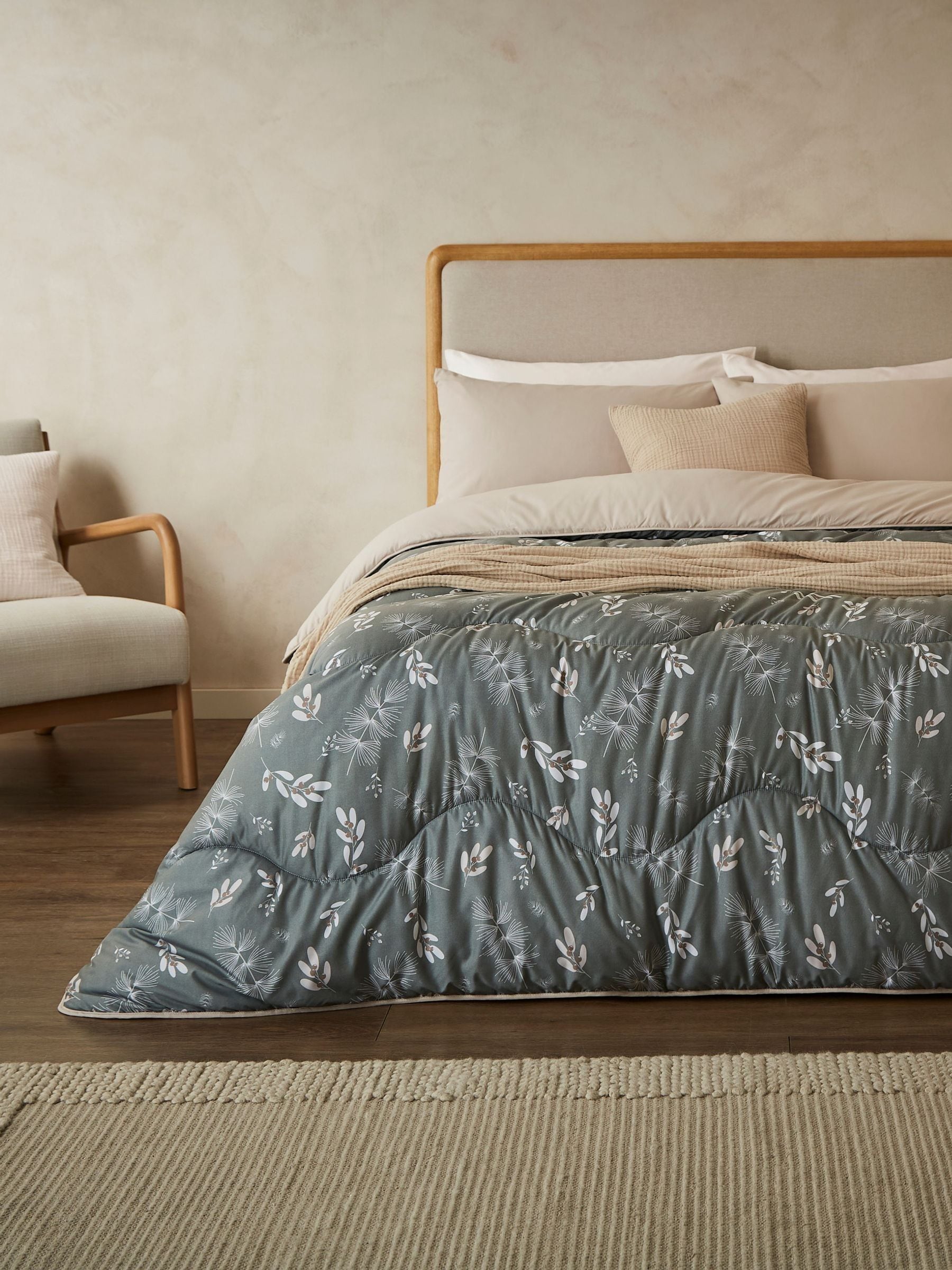 Night Lark coverless duvet set 10.5 tog with pillowcase (British brand)
