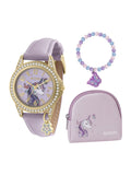 Peers Hardy Tikkers watch set with glitter dial, purse and necklace, imported from the UK