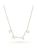 Beaverbrooks Gold Tone 9ct Gold Love Necklace 43cm - British product