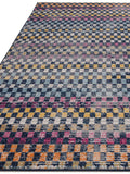 Muse check bright rug, imported from the UK