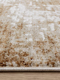Beige Anders Abstract Rug poly blend with subtle shimmer, UK version