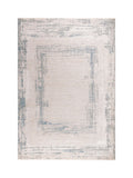Asiatic Rugs Anders outline rug in blue (British brand)