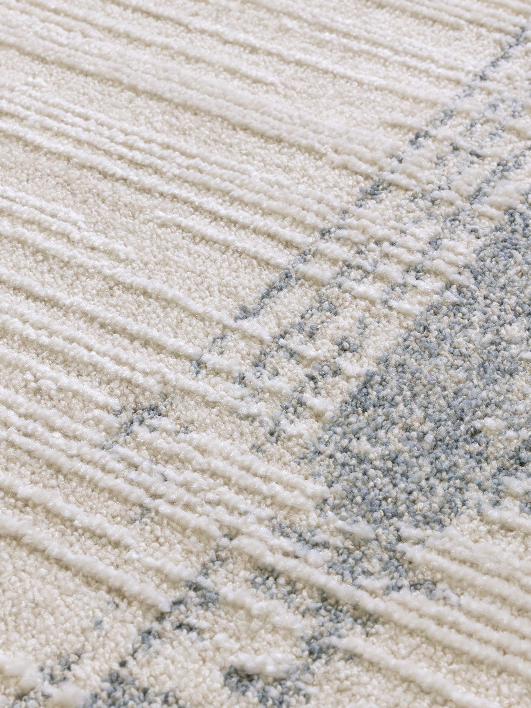 Asiatic Rugs Anders outline rug in blue (British brand)