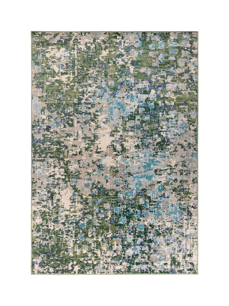 Colores Cloud green abstract rug multi-size (British brand)