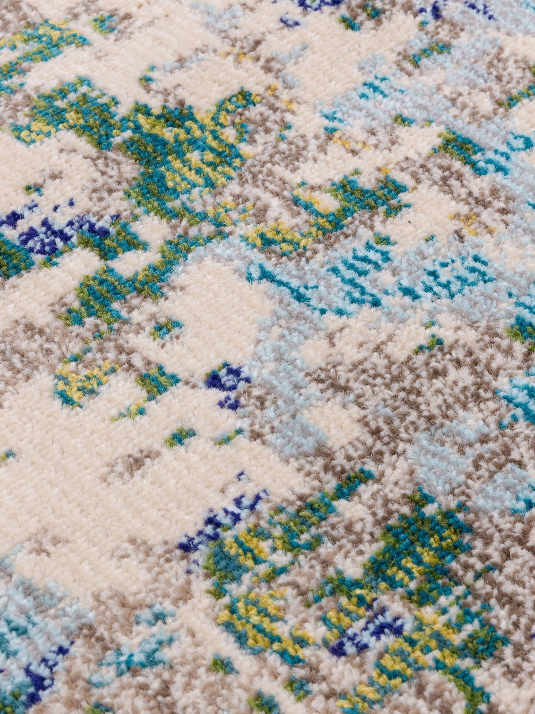 Colores Cloud green abstract rug multi-size (British brand)