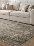 Green Kuza Portrait Lustre Rug