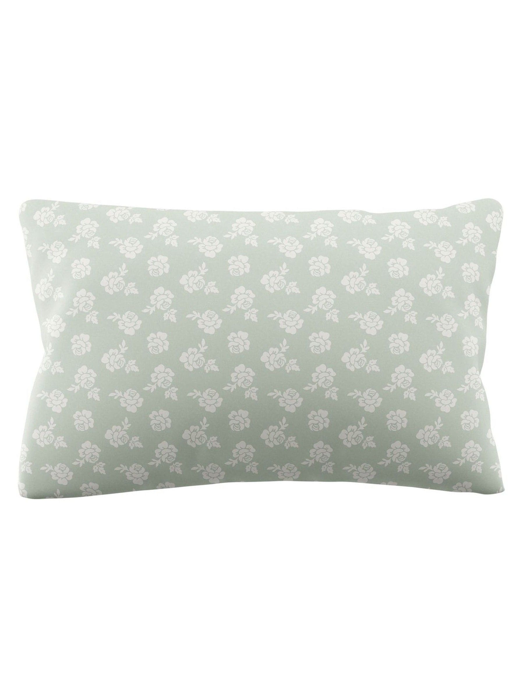 Laura Ashley Tatton green duck egg duvet cover and pillowcase set, UK version