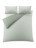 Laura Ashley Green Sage Sweet Alyssum duvet cover and pillowcase set, UK version