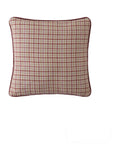 Laura Ashley Orange Russet Padbury Check cushion - British product