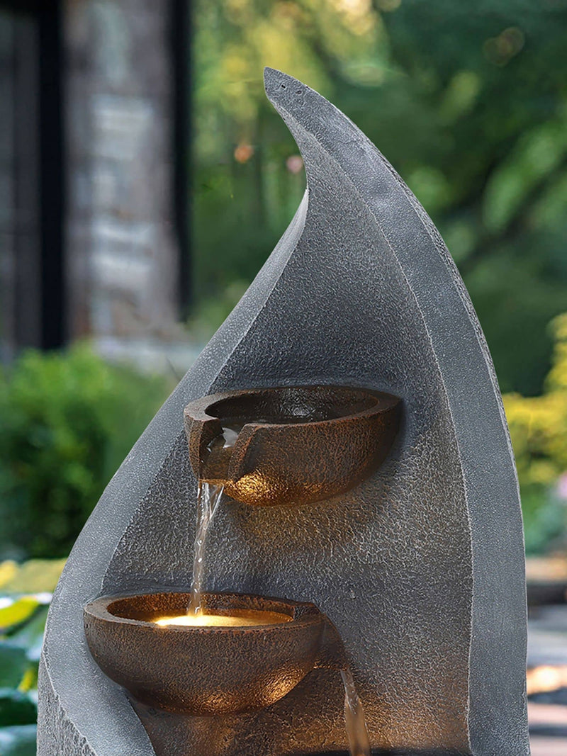 Charles Bentley bronze cascading water feature 67cm - British product