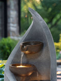 Charles Bentley bronze cascading water feature 67cm - British product