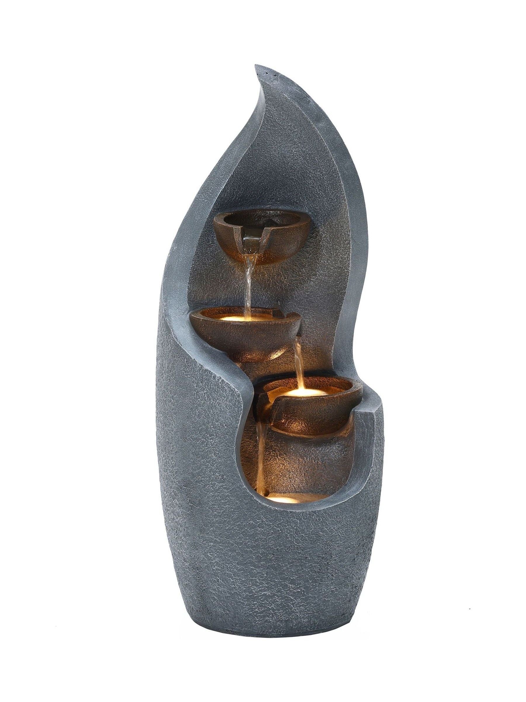 Charles Bentley bronze cascading water feature 67cm - British product