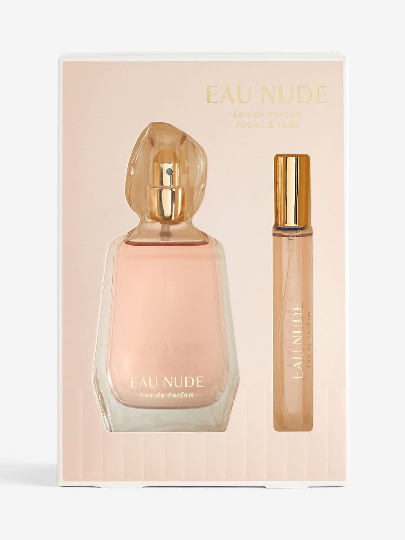 Perfume gift set Eau Nude 100ml and 10ml, imported from the UK