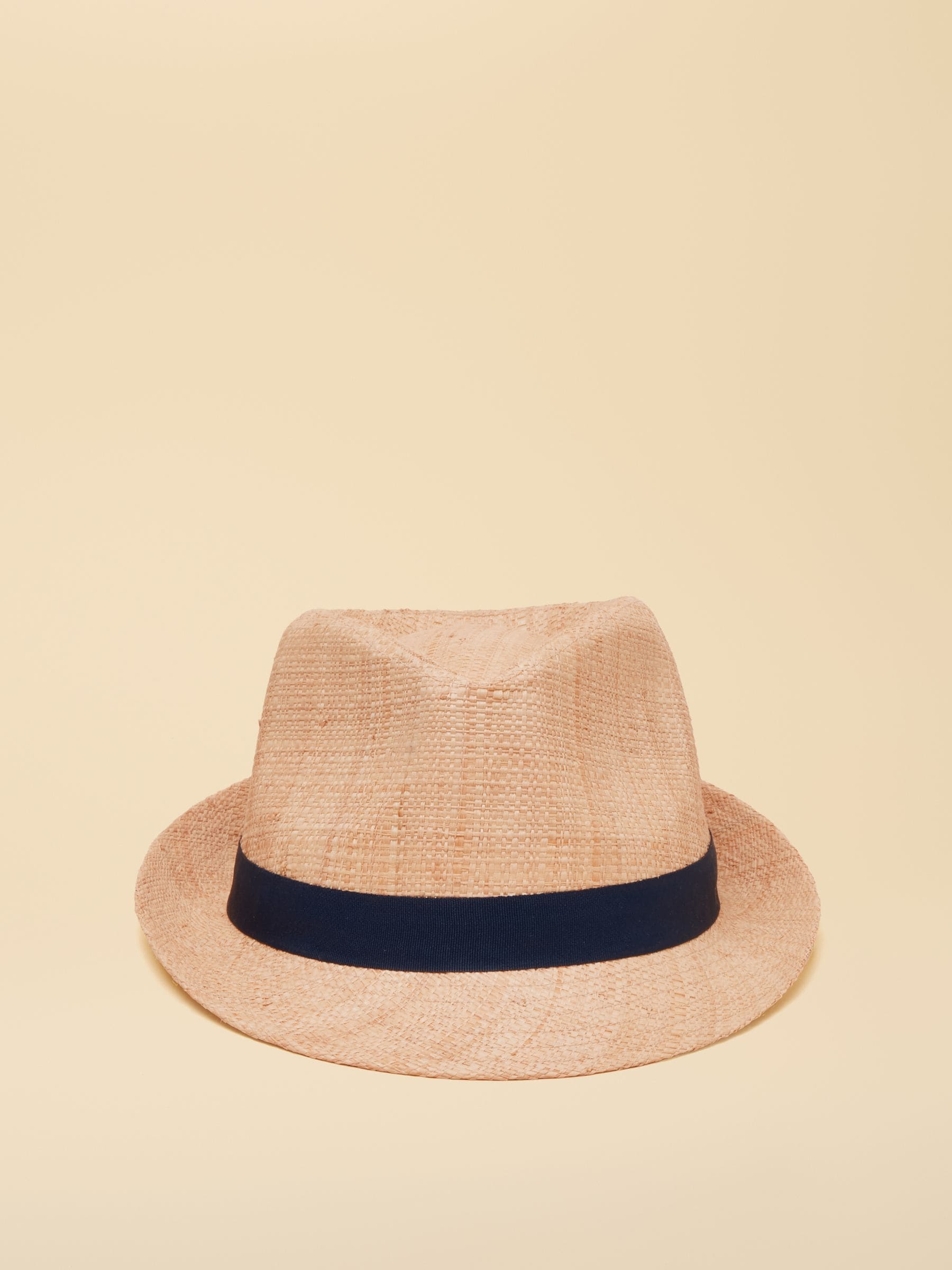 Joules Halstow natural trilby hat straw, imported from the UK