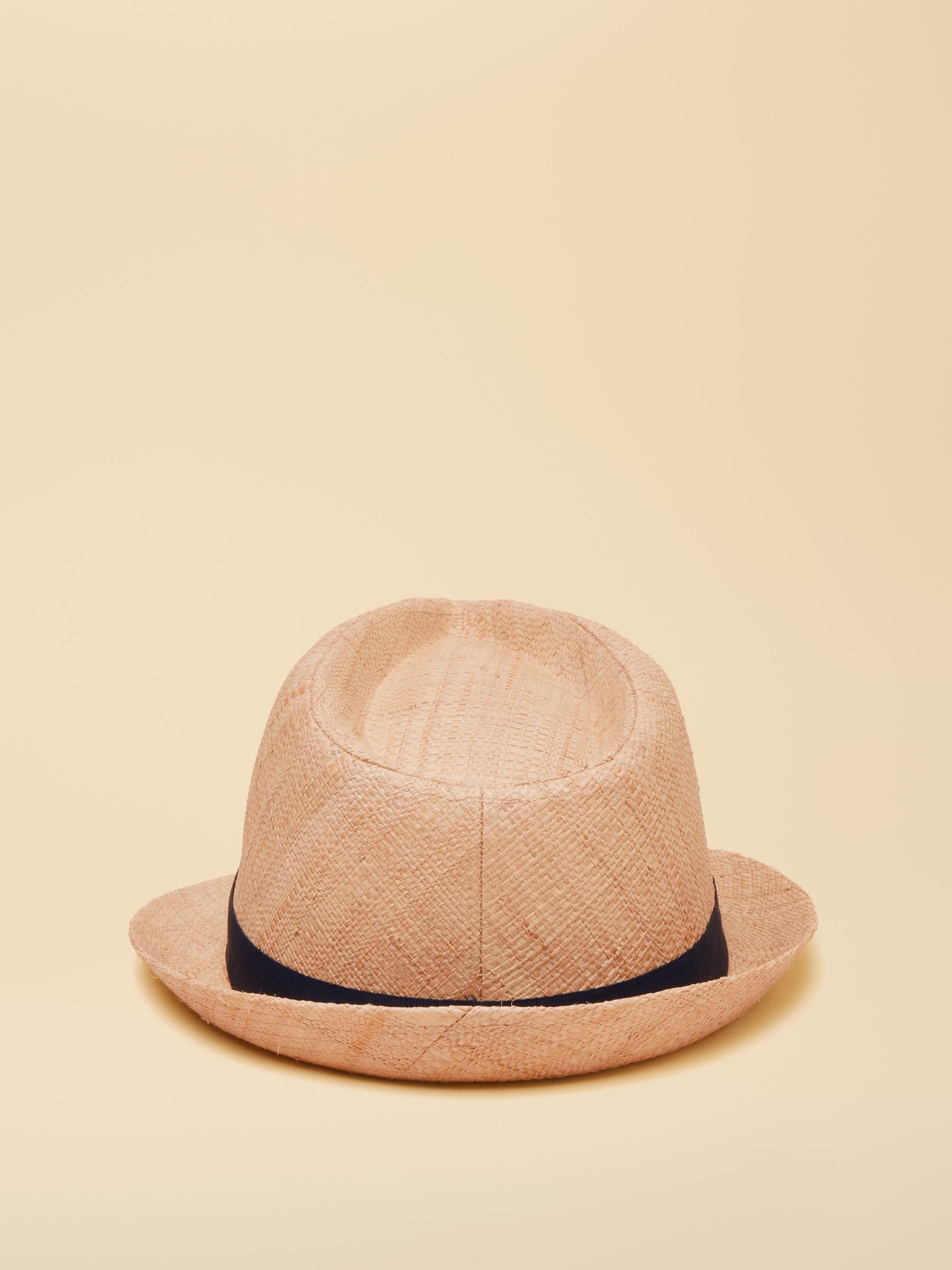 Joules Halstow natural trilby hat straw, imported from the UK