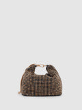 Reiss gold Leah crystal bracelet pouch bag, UK version